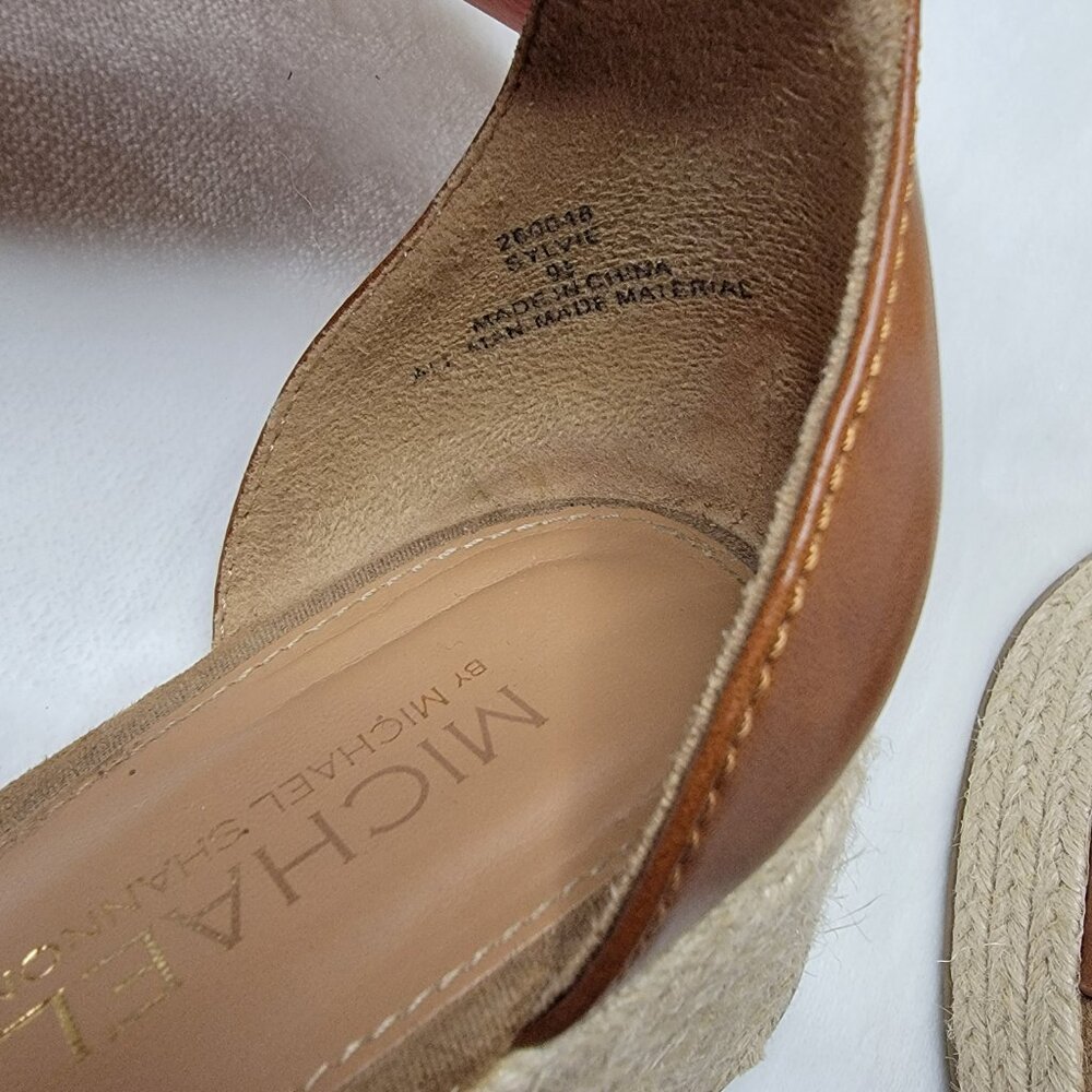 Michael Shannon Sylvie Espadrilles Platform Ankle Strap Wedges Sandals size 9.5 - Picture 10 of 11